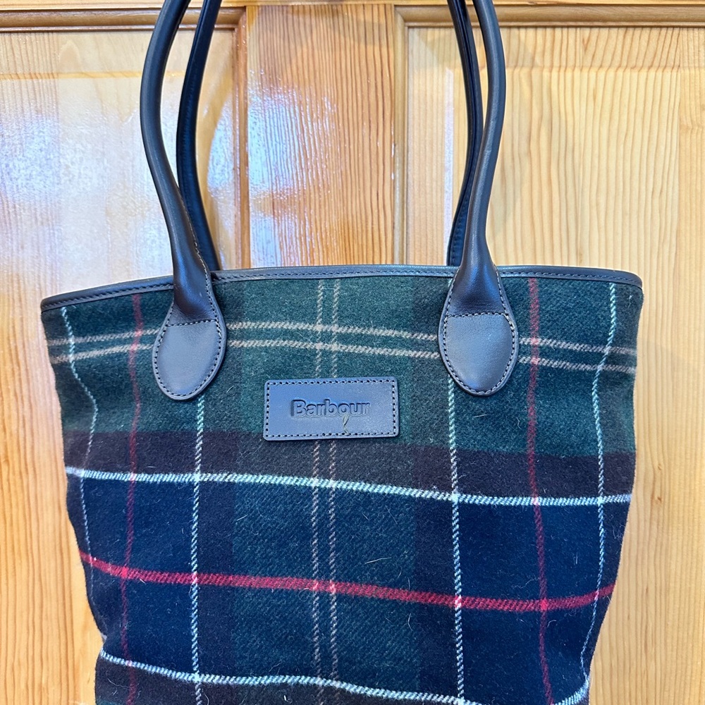 Barbour Tartan Tote - small - Picture 2 of 5